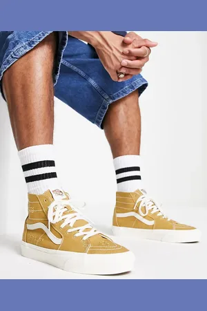 Vans SK8-Hi tapered sneakers in mustard
