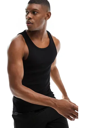  Camiseta sin mangas para hombre Muscle Gym Stringer Dry Fit Y  Back Fitness Vest Camisetas, Gris : Ropa, Zapatos y Joyería