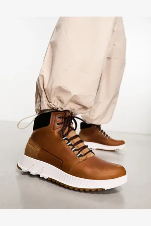 sorel Mac Hill Lite Trace waterproof boots in tan