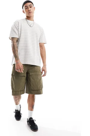 ASOS Relaxed T-shirt in textured stripe