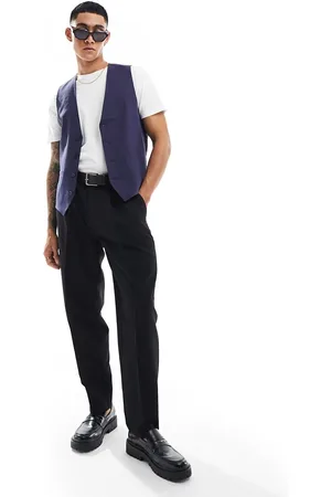 French Connection Linen formal suit vest in