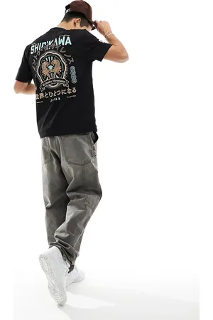 River Island Japanese back print t-shirt in
