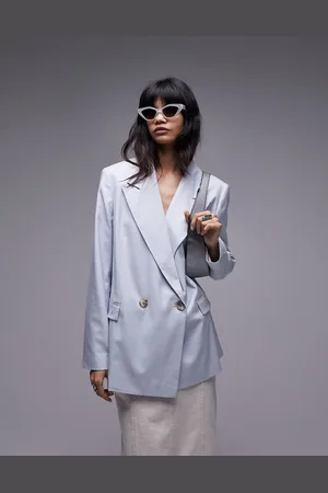 Topshop Straight blazer in seafoam - part of a set