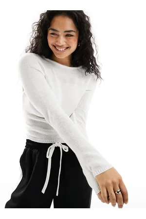 ASOS Knit sweater with cut out back in