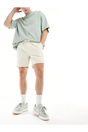 Weekday Olsen regular fit shorts in beige