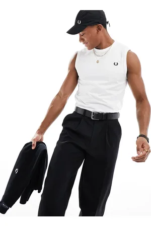 Fred Perry Crew neck tank top in
