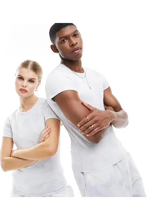 Weekday Unisex fitted T-shirt in dreamy tie dye exclusive to ASOS