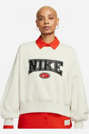 Nike Phoenix Fleece Retro sweatshirt in phantom beige Exclusive at ASOS