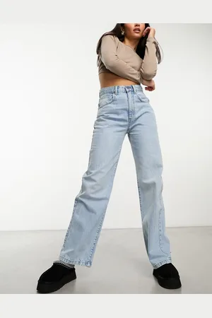 Wide leg jeans cotton on top