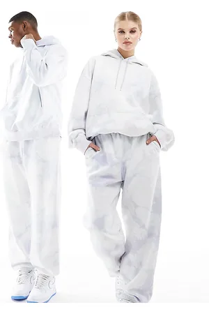 Weekday Unisex sweatpants in dreamy tie dye exclusive to ASOS - part of a set