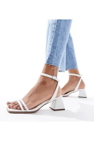 ASOS Honeydew mid block heeled sandals in
