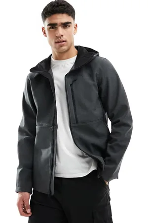 The North Face Apex full zip hooded jacket in dark