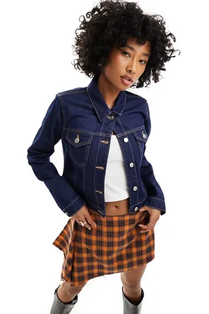ASOS Western denim jacket in rinse wash