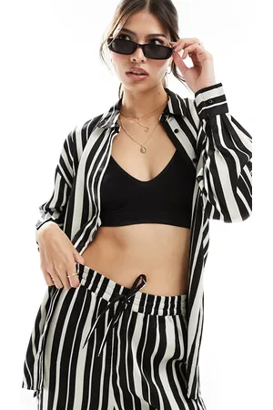 ONLY Oversized shirt in and white stripe - part of a set