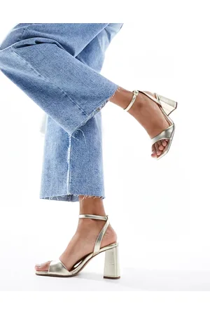 ASOS Hotel barely there block heeled sandals in