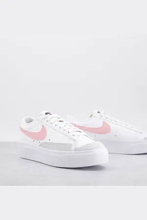 Nike Blazer Low Platform sneakers in and pink