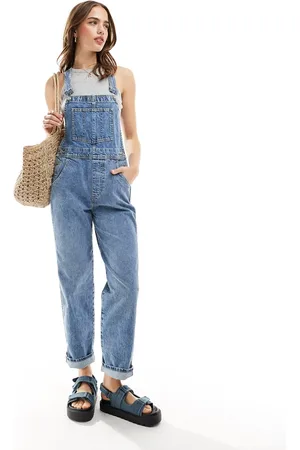 ASOS Denim overalls in mid