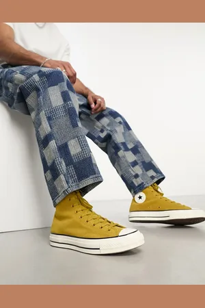 Converse Chuck 70 Hi suede sneakers in mustard