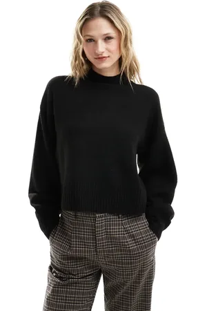 Monki Knitted turtleneck sweater in