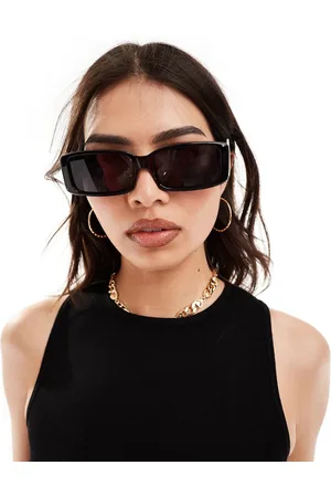 Le Specs Cruel intentions rectangle sunglasses in
