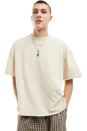 COLLUSION STUDIOS heavyweight oversized t-shirt in washed stone