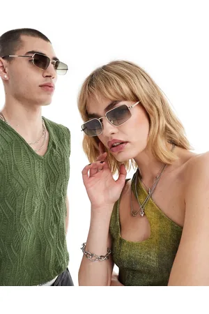 Le Specs Metagalactic rectangle sunglasses in