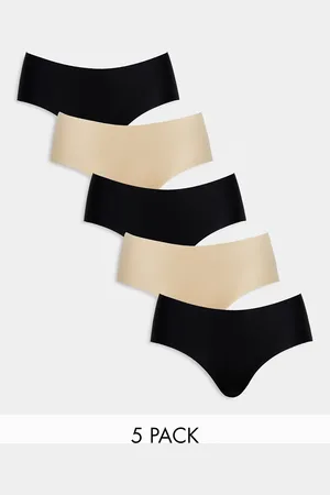 Cotton On Cotton On 5 pack boyleg briefs in black frappe