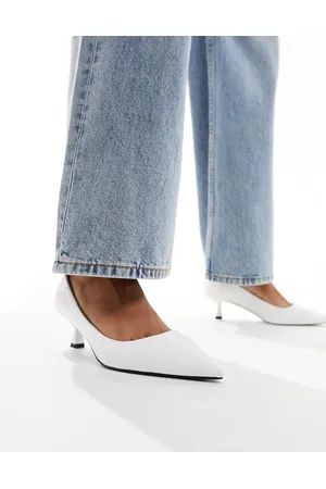 ASOS Street kitten heeled shoes in