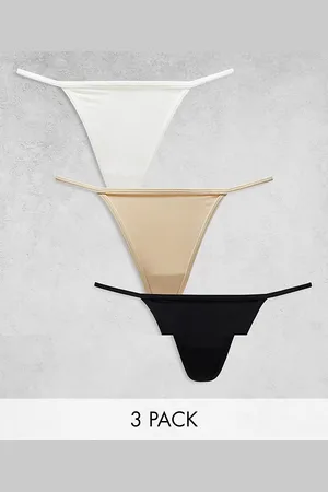 Cotton On Cotton On invisible tanga string panties 3 pack