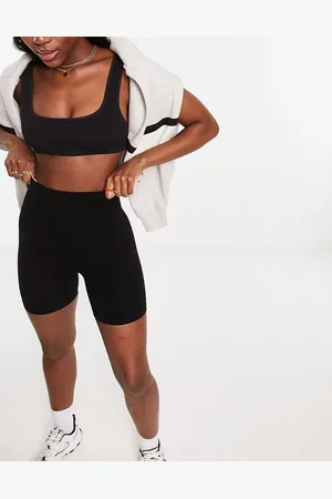 Stradivarius Seamless ribbed shorts in