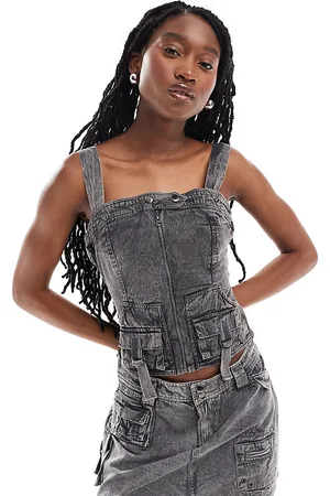 Reclaimed Denim top - part of a set