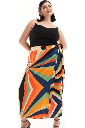 Never Fully Dressed Jaspre midaxi skirt in starburst print