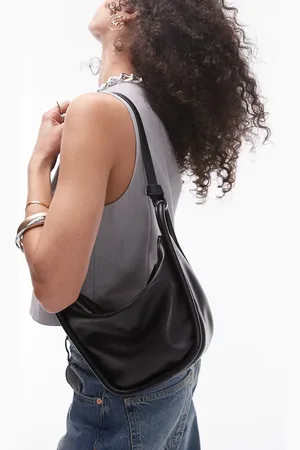 Topshop Sergio structured bucket shoulder bag in