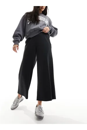 Monki Cilla cropped wide leg pants in