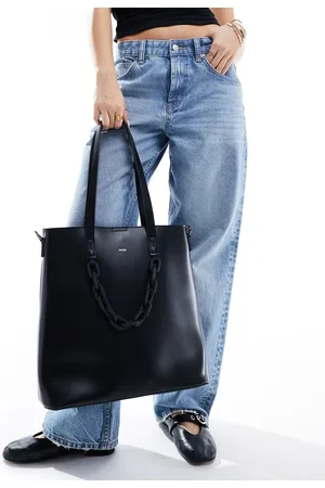 PASQ Chain shoulder strap tote bag in