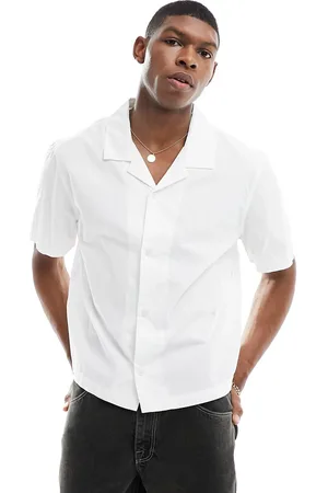 Weekday Charlie oversized short sleeve shirt in