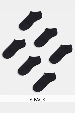 Nike Training Everyday Cushioned 6 pack sneaker sock in