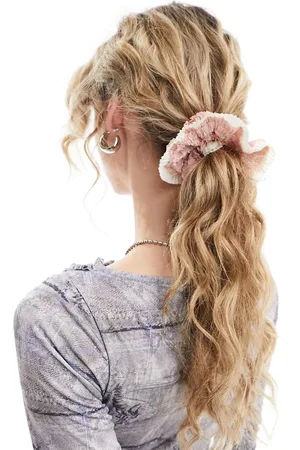 Reclaimed Oversized scrunchie in ballet