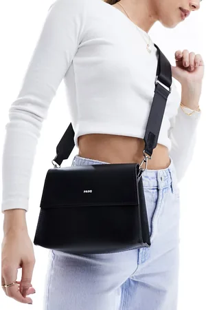 PASQ Flapover classic crossbody bag in
