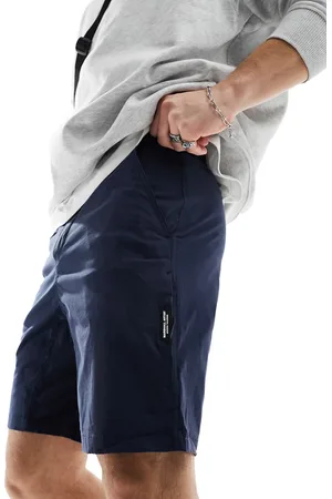 Marshall Artist Zip side pocket shorts in navy
