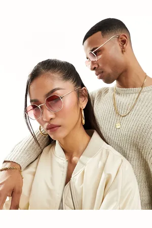Jeepers Peepers Round metal sunglasses in