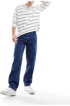 Only & Sons Edge straight fit jeans in mid wash