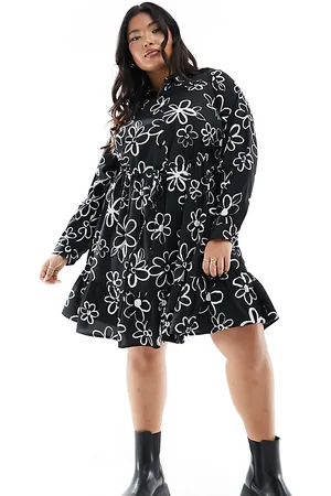 Yours Tunic mini dress in floral