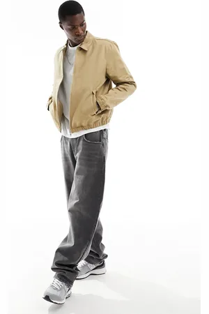 River Island Harrington jacket in medium stone