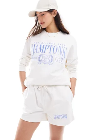 Miss Selfridge Hamptons sweatshirt fabric shorts in - part of a set