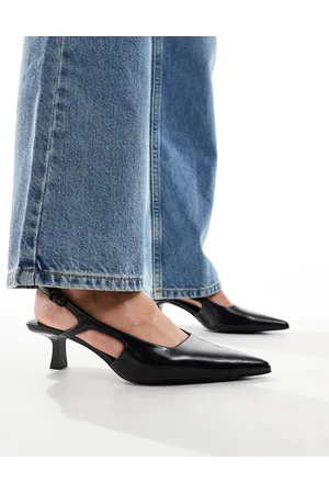 Stradivarius Minimal slingback heels in