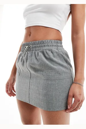 Miss Selfridge Tailored cargo pull on mini skirt