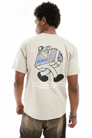 Dr Denim Trooper American 90s cut relaxed fit t-shirt with 
