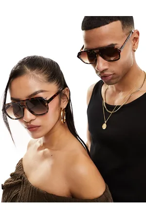 Jeepers Peepers Aviator sunglasses in tortoiseshell