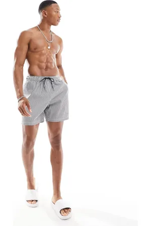 Farah Colbert seersucker swim shorts in